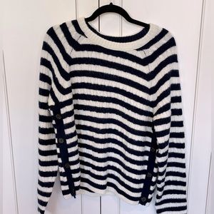 NWT J Crew blend knit sweater side buttons size XL